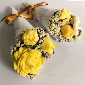 Ramos de 3 flores de vela